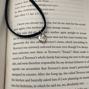 Silver paw in heart charm black suede choker necklace nature jewelry / 3 for $15